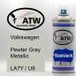 Preview: Volkswagen, Pewter Gray Metallic, LA7Y / U9: 400ml Sprühdose, von ATW Autoteile West.